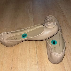 Size 8 Michael Kors Nude Ballet Flats